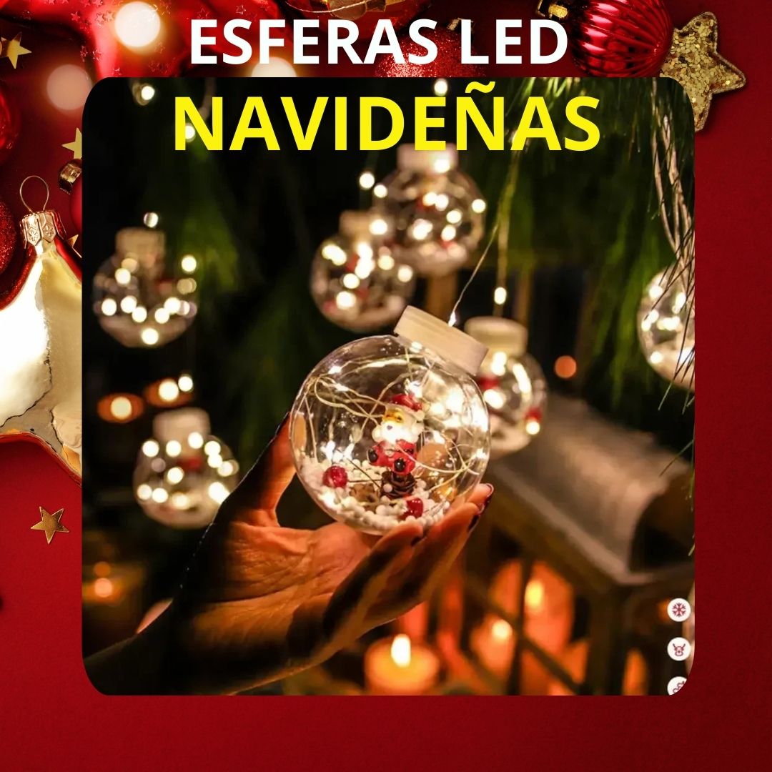 Esferas de Luces LED Navideñas